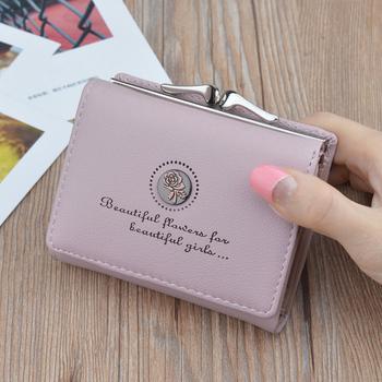 二つ折り財布 折り畳み財布 レディース ミニウォレット 送料無料 即日発送-4