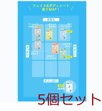 シーブリーズ フェイス＆ボディシート N ヴァーベナクール 30枚入 5セット 送料無料-5