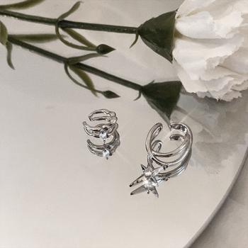 イヤーカフイヤークリップシルバー 送料無料 即日発送-1