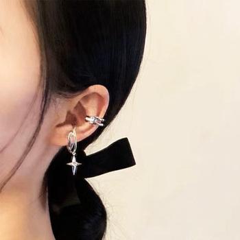 イヤーカフイヤークリップシルバー 送料無料 即日発送-8