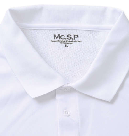 大きいサイズ Mc.S.P DRYハニカムメッシュ半袖ポロシャツ 8L 10L ラッピング可 送料無料 即日発送-1