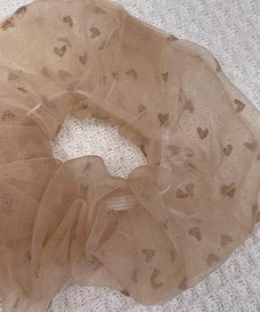 シュシュ オーガンジー ボリューム 3色 送料無料 即日発送-9