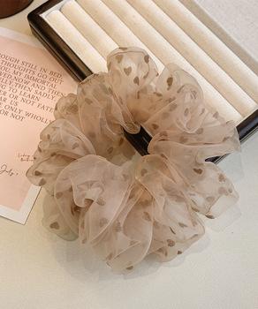 シュシュ オーガンジー ボリューム 3色 送料無料 即日発送-8