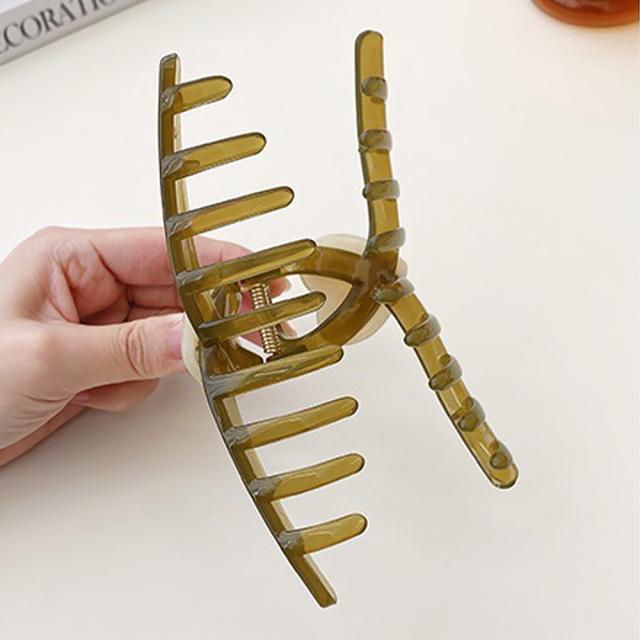 ヘアクリップ バンスクリップ 樹脂ハート 送料無料 即日発送-6