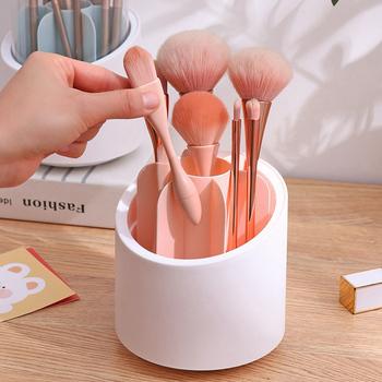 メイクブラシケース 360度回転式 透明 送料無料 即日発送-8