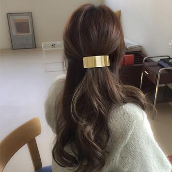 メタルバレッタ 大きめ ヘアクリップ 送料無料 即日発送-4