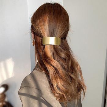 メタルバレッタ 大きめ ヘアクリップ 送料無料 即日発送-6