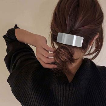 メタルバレッタ 大きめ ヘアクリップ 送料無料 即日発送-7