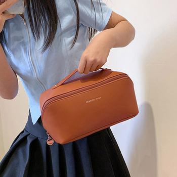 PUメイクボックス 大容量 コスメポーチ SK18335043-9890 送料無料 即日発送-9