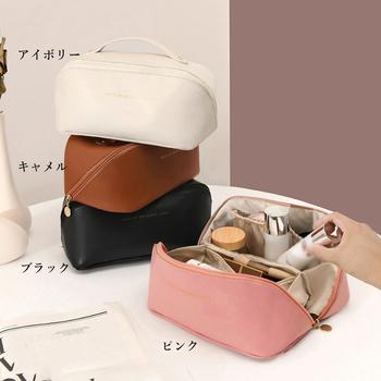 PUメイクボックス 大容量 コスメポーチ SK18335043-9890 送料無料 即日発送-1