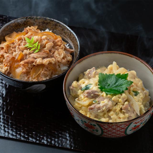 徳島 吟月 簡単ふんわり親子丼と牛丼の具 8食 送料無料-2