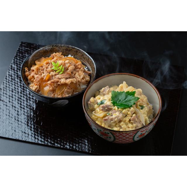 徳島 吟月 簡単ふんわり親子丼と牛丼の具 8食 送料無料-3