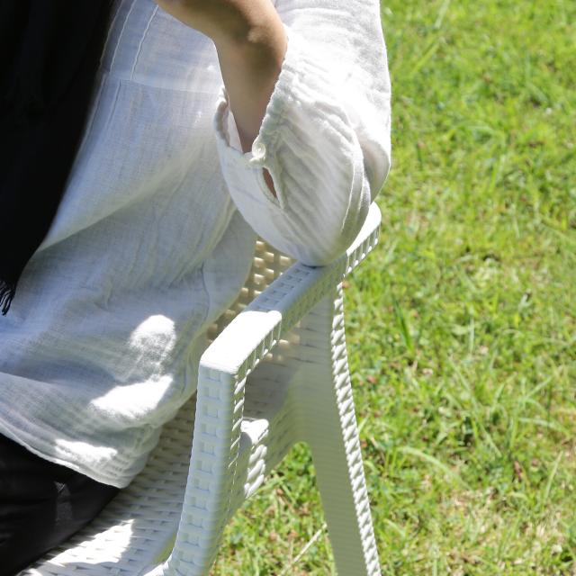 ステラ チェアー 肘付き ブラック グレー 2脚セット 送料無料-26