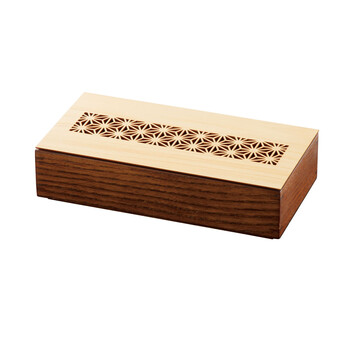 和食器 細密料理箱 ブラウン クリアー蓋付 青海波 麻の葉 七宝 送料無料-8