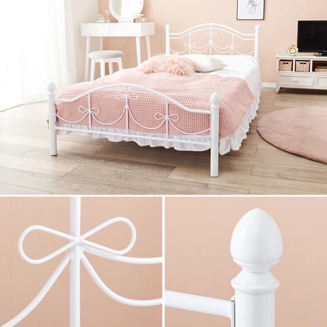 シングルベッドKH 3099S WH 送料無料-5