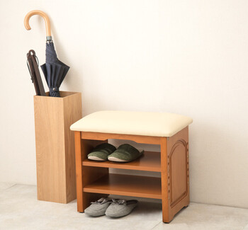 玄関ベンチVH 7100LBR 送料無料-1