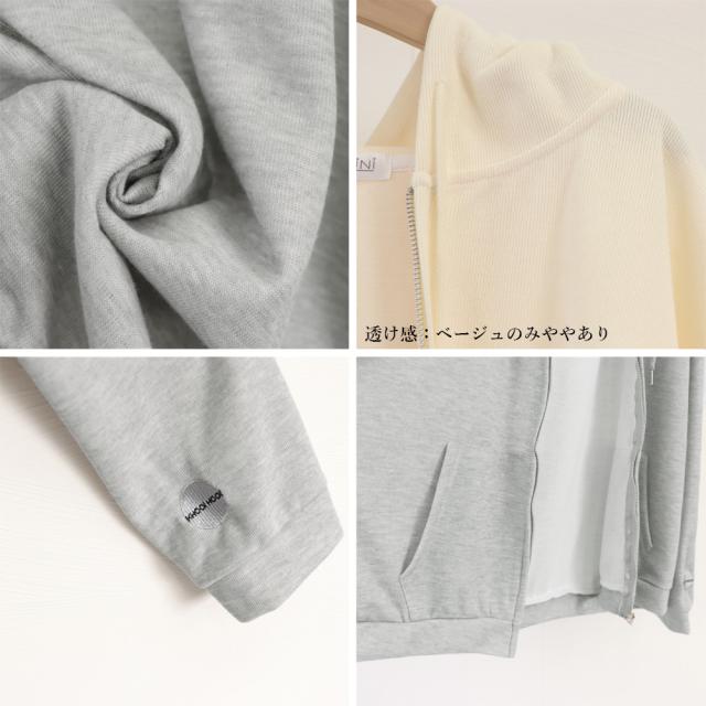 ジップアップパーカーレディーススウェット SK18950625-0717 送料無料 即日発送-3