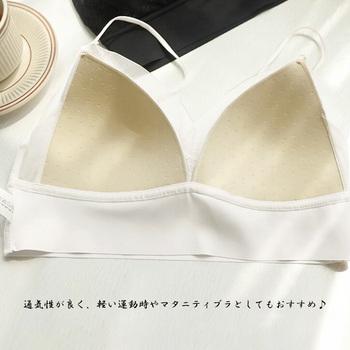 冷感タッチブラトップレディースレース下着 送料無料 即日発送-3