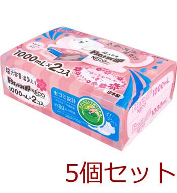 除湿 ドライ＆ドライUP NECO 湿気とり フローラルブーケの香り 1000mL×2コ入 5セット 送料無料-1