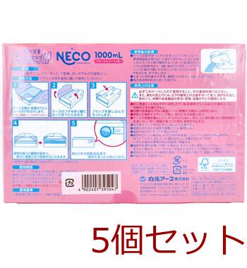 除湿 ドライ＆ドライUP NECO 湿気とり フローラルブーケの香り 1000mL×2コ入 5セット 送料無料-3