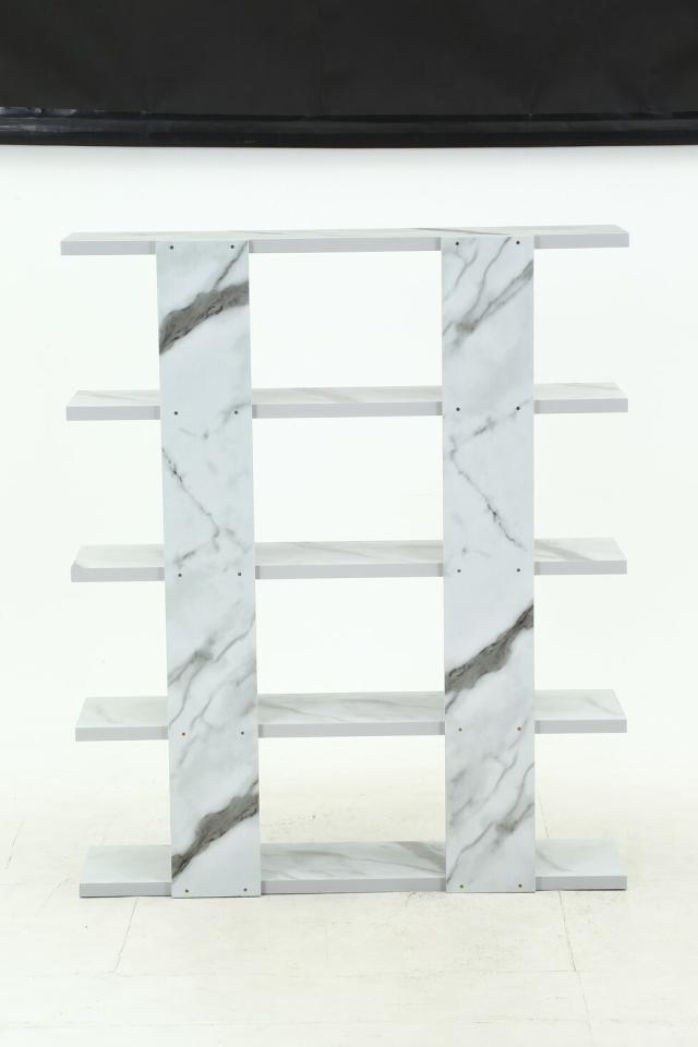 FUGAオープンシェルフ5段 幅1200 大理石 送料無料-2