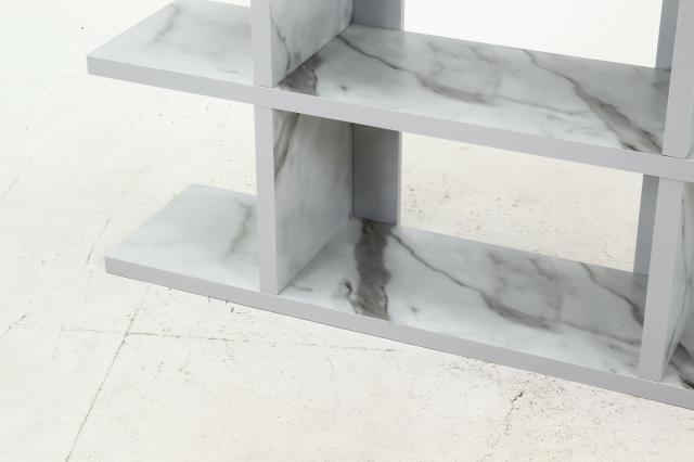 FUGAオープンシェルフ5段 幅1200 大理石 送料無料-5