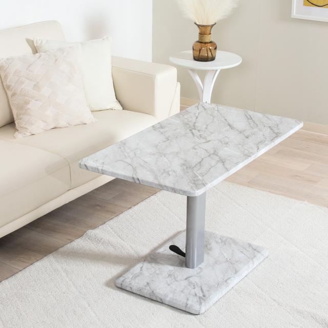 昇降テーブル9050 43?57 大理石 送料無料-2