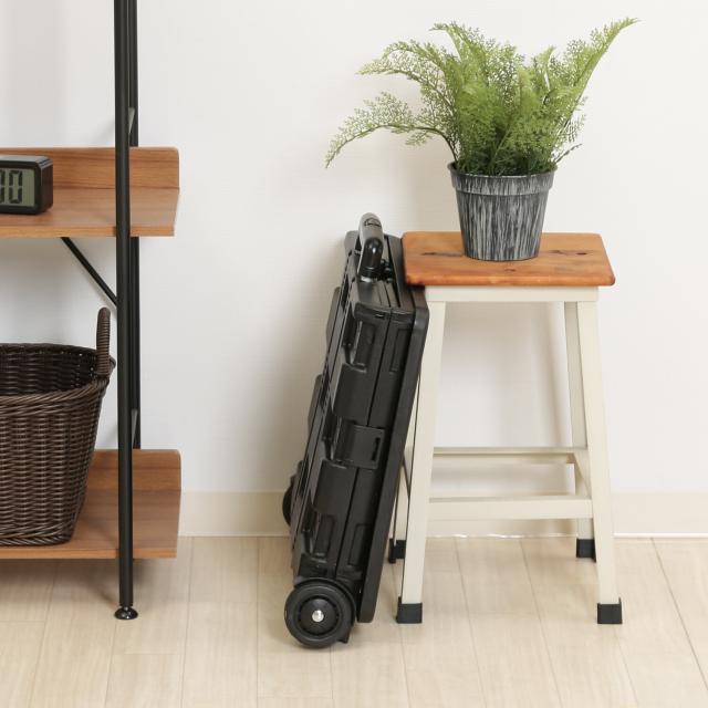 フォールディングキャリーカート L 蓋付き 3セット 送料無料-25