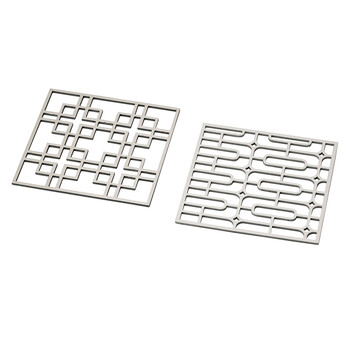 アルミ 角コースター 角紋 長丸紋 送料無料-3