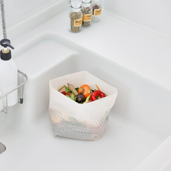 らくポイ自立式水切り袋25枚入 15セット 送料無料 即日発送-1