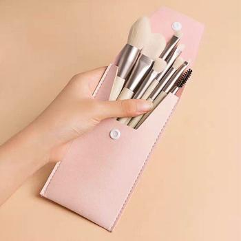 メイクブラシ８本セット携帯用 ケース付き 送料無料 即日発送-4