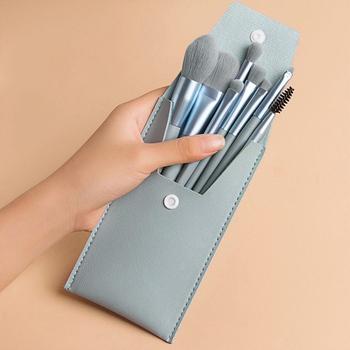 メイクブラシ８本セット携帯用 ケース付き 送料無料 即日発送-5