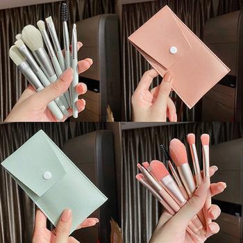 メイクブラシ８本セット携帯用 ケース付き 送料無料 即日発送-8