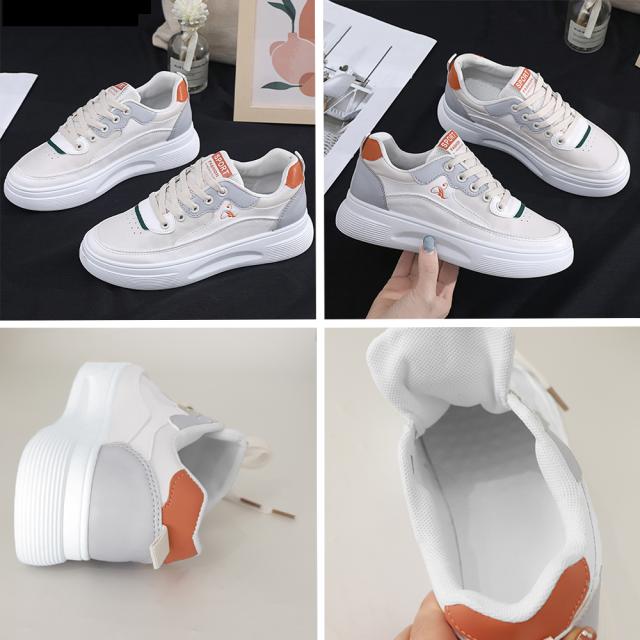 スニーカー ローカット 配色スニーカーレディース美脚 送料無料 即日発送-2