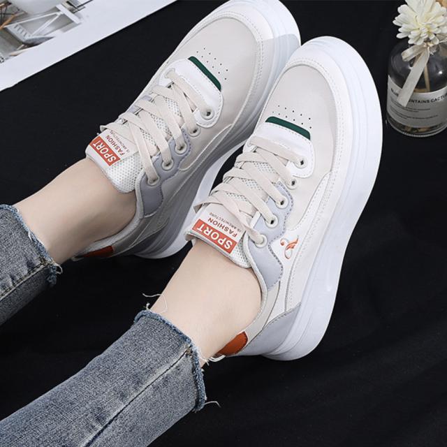 スニーカー ローカット 配色スニーカーレディース美脚 送料無料 即日発送-7