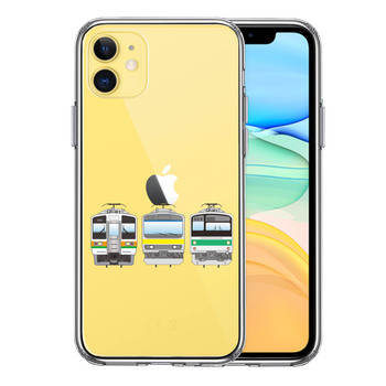 iPhone11 ケース クリア 鉄ちゃん 鉄道ファン 鉄道マニア スマホケース 側面ソフト 背面ハード ハイブリッド  送料無料-0