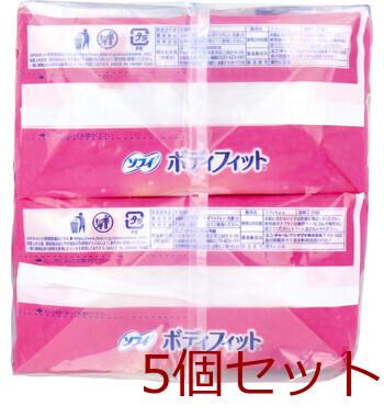 ソフィ ボディフィットふつうの日用 羽つき 20枚入×2個パック 5セット 送料無料-2