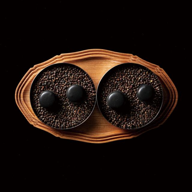 和食器 国産くるみ彫刻多目的トレイ 丸形 オーバル型 送料無料-5