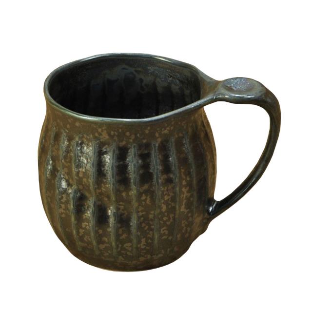 削ぎ目 マグカップ ゆず白 シルバー ゆず赤 送料無料-4