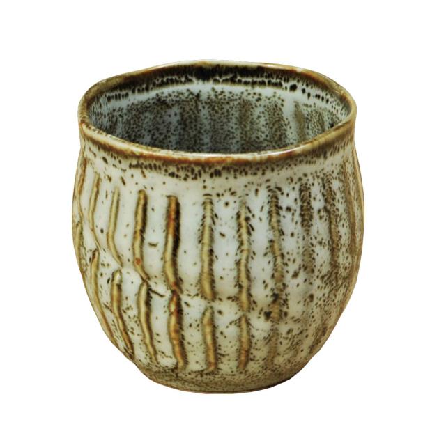 削ぎ目 湯のみ ゆず白 シルバー ゆず赤 2セット 送料無料-3