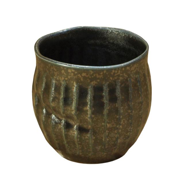 削ぎ目 湯のみ ゆず白 シルバー ゆず赤 2セット 送料無料-4