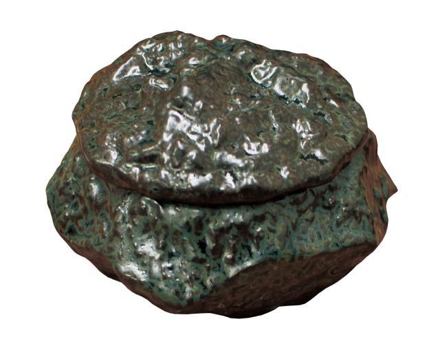 和食器 岩石薬味入れ フタ付き 黒 白 ゆず白 青 2セット 送料無料-3