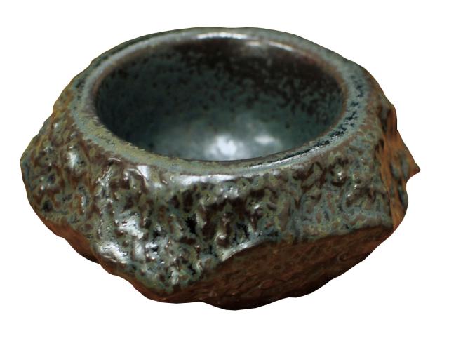 和食器 岩石薬味入れ フタ付き 黒 白 ゆず白 青 2セット 送料無料-7