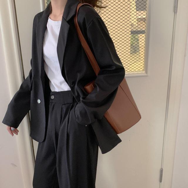 ダブルテーラードジャケットレディース春夏 送料無料 即日発送-5