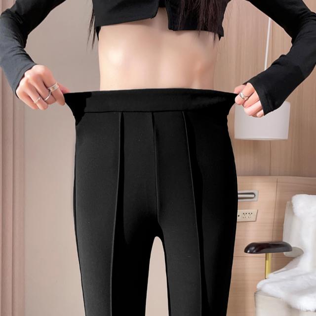 セミフレアパンツ センタープレス 送料無料 即日発送-8