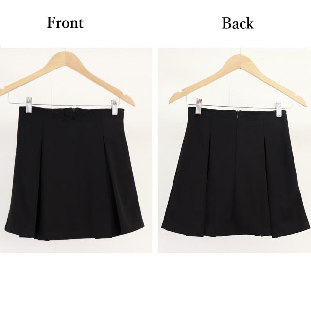 ハイウエスト Aライン ミニスカート 送料無料 即日発送-2
