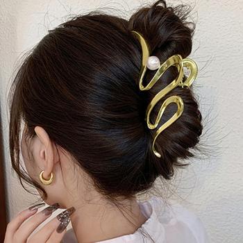 ウェーブヘアクリップ バンスクリップ 送料無料 即日発送-2