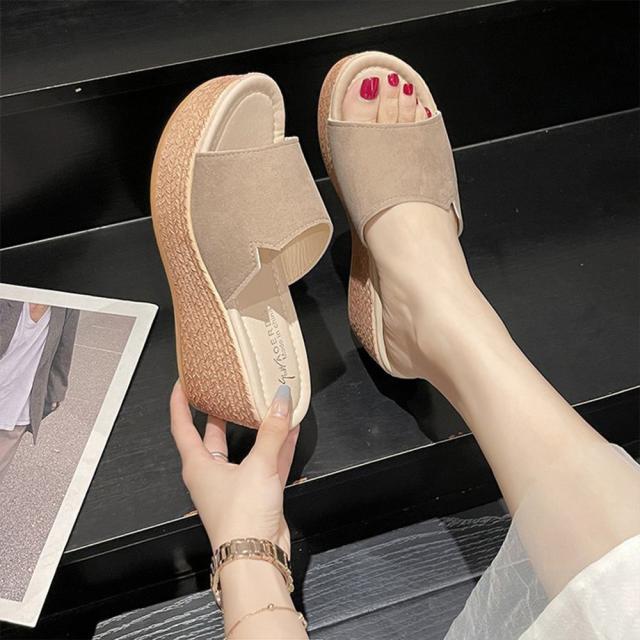 ウェッジソール 厚底サンダル 履きやすい 送料無料 即日発送-4