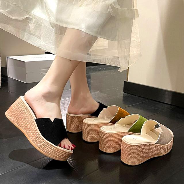 ウェッジソール 厚底サンダル 履きやすい 送料無料 即日発送-8