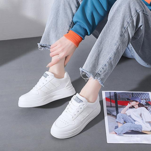 スニーカー ローカットスニーカー 白 レディース 送料無料 即日発送-5